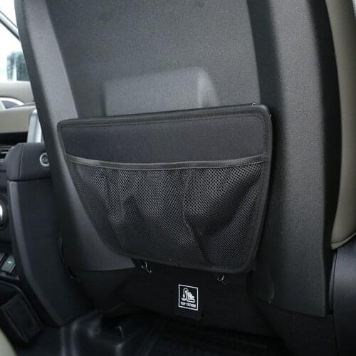 Car styling For Land Rover Defender 110 130 2020 Black Cloth material Front seat back storage bag net pocket bag Car Accessories