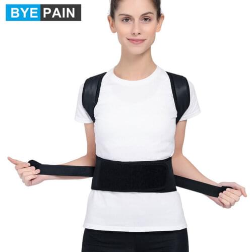 BYEPAIN Comfort Magnetic Therapy Posture Corrector Back Support Brace Clavicle Shoulder Support, Upper&Lower Back Pain Relief