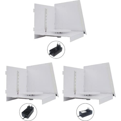 C1FB Upgraded UV Resin Curing Box for LCD DLP SLA 3D Resin Printed Models Curing with 360 Degree Turntable Timer Control