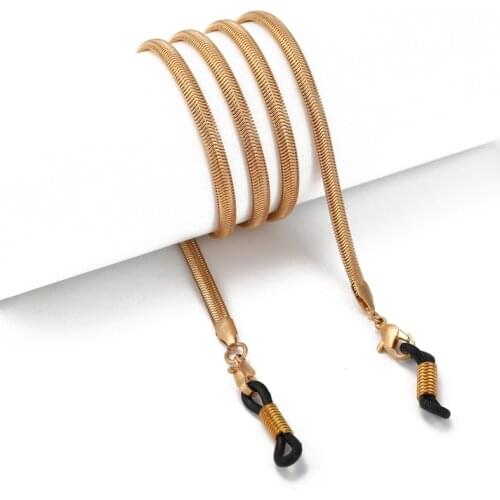 Elegant Eyeglasses Sunglasses Holder Eyewear Retainer, Glasses chain metal chain