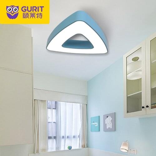 Kindergarten classroom lighting color childrens clothing store creative cartoon geometry triangle childrens studio corridor