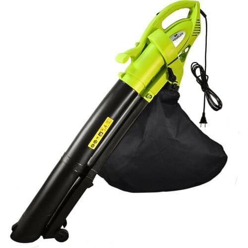Electric Blower Leaf Vacuum 3 In 1 Multi-function Electric Garden Leaf Blower With 45L Collection Bag Leaf Snow Mulcher 3000W