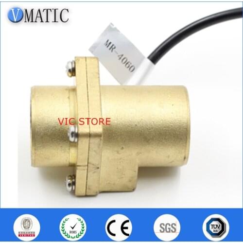 Free Shipping Brass Fluid Oil Flow Switch 220v Electronic Water Flow Switch VC4060