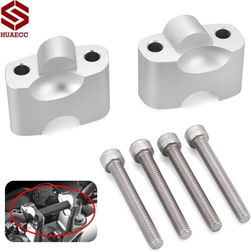 Motorcycle Clamp Riser Handlebar Motorbike Handle Bar Adapter For DUCATI 696 796 795 1100