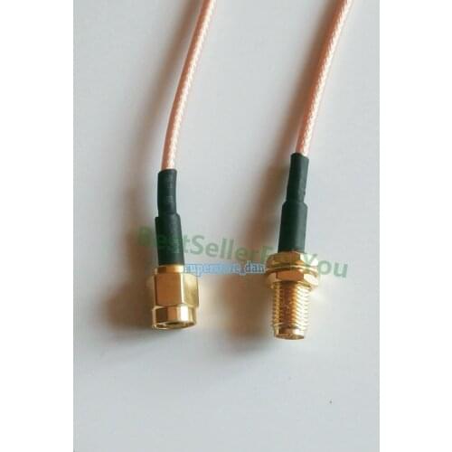 4/8/12/20/40inch RP-SMA Male to RP-SMA Female RF RG316 WiFi Antenna Extension Cable