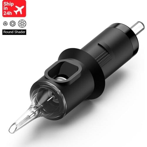 20pcs STIGMA Tattoo Needles Revolution Cartridge Round Shader for Tattoos Pen Rotary Tattooes Machines #10 (0.30mm) #12 (0.35mm)