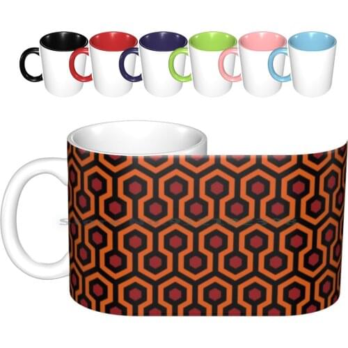 Overlook Ceramic Mugs Coffee Cups Milk Tea Mug Horror Shining Carpet Stephen King Horror Movie Kubrick Jack Nicholson Movie