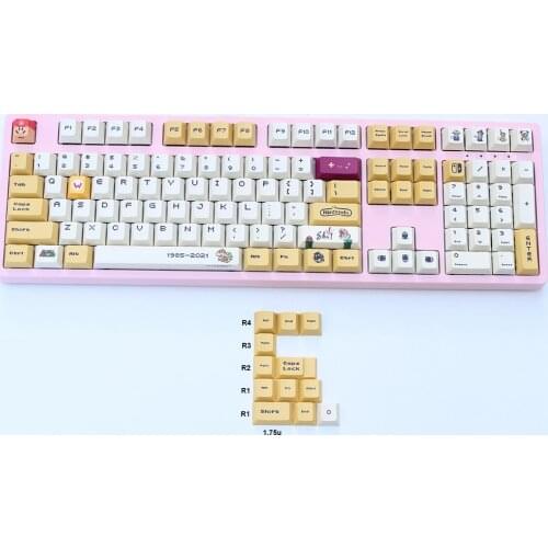 120-Key Cherry Profile Thick PBT Keycaps Dye-sublimated for MX Switches 61 63 64 84 87 96 108 GH60 GK61S GK64S Mechanical