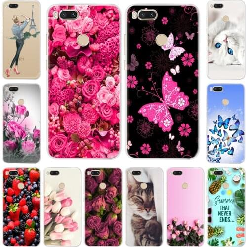Soft TPU Case For Xiaomi Mi A1 Case 5.5" Fashion Printing Soft Silicone Back Cover For Xiaomi Mi A1 MiA1 Phone Case Coque Bumper