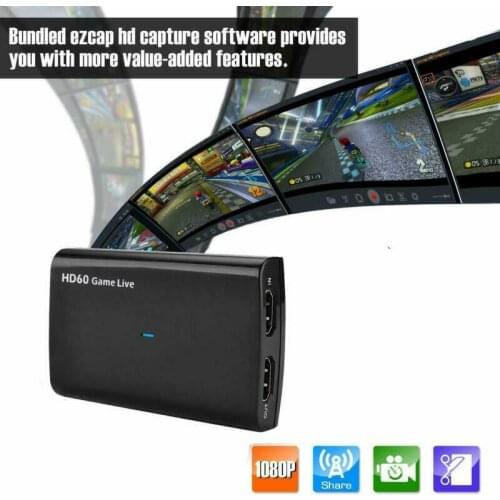 New Replacement for PS3 PS4 Xbox TV BOX Live Streaming HD Video Capture Card USB 3.0 Mic 1080P Game Video Recorder