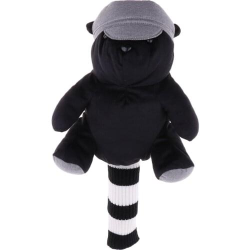 Novelty Bear Design Golf Club Head Cover Wood Putters Headcover for 460 CC