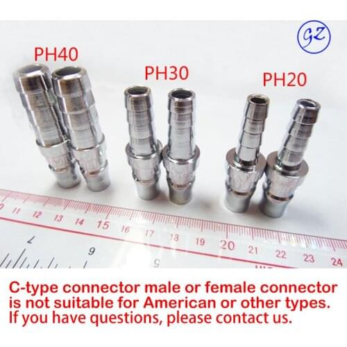 Wholesale 10pcs/lot C type quick fitting PH30 public suitable for 10MM Oxygen pipe free shipping