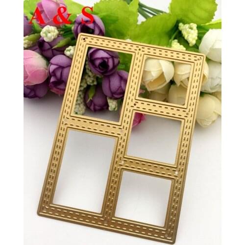 Q46 METAL CUTTING DIES Window Flower Scrapbook card paper craft party decoration embossing stencil cutter