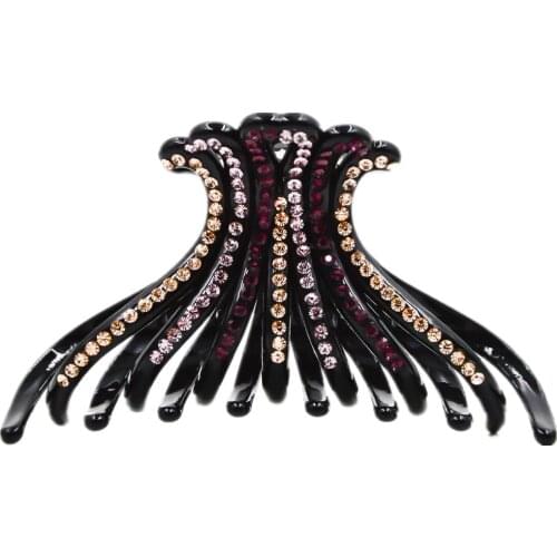 Fancyin Rhinestone Hair Claws Fashion Hair Clip for Women and Girls Hair Accessories Hair Jewelry 11cm long