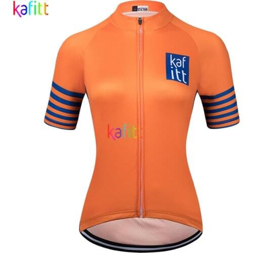 2021 Kafitt Womens Professional Short Sleeve Jersey Bike Clothing Ropa Ciclismo Road Bicycle Shirt Uniform Breathable 7 Colors