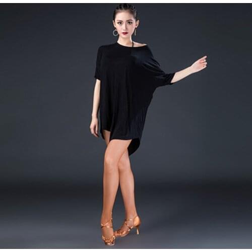 Women Latin Dance Tops Female Adult New Practice Clothes Training Dance Clothing Ballroom Cha Cha Salsa Dancing Shirt in stock