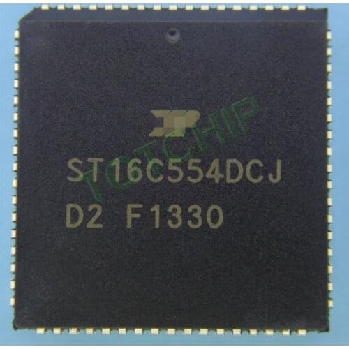1pcs ST16C554DCJ68 PLCC68 UART QUAD