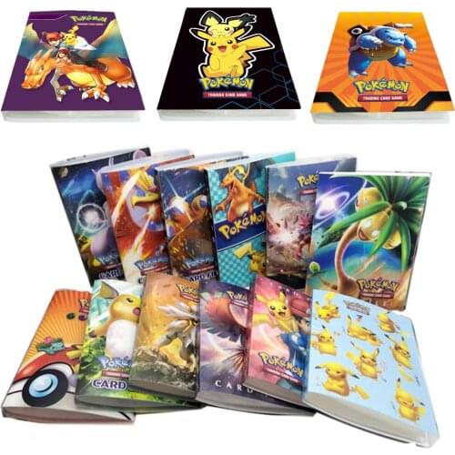 240pcs Japanese Anime Figure Pokemon Cards Album Book Game Card Collectors Binder Folder Children Loaded List High Capacity Toys