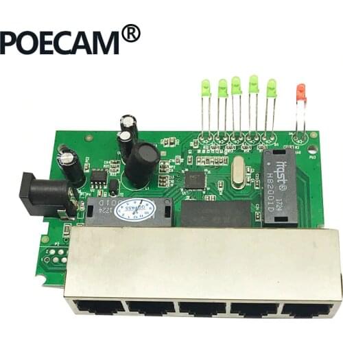 5Port Passive POE Switch 12V 15V 18V 24V IP Carema Wireless phone LED Display LAN Supply Splitter 45/+ 78