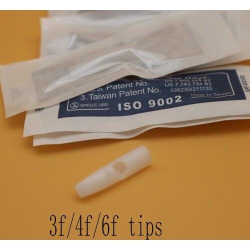 50Pcs 3F/4F/6F Permanent Makeup Needles Caps Tattoo Needle Tips For BioTouch Drangon/Mosaic/Merlin Tattoo Eyebrow Lip Machine