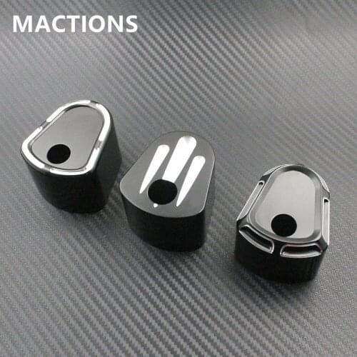 Motorcycle Accessories Ignition Switch Cover Motorcycles Burst Black for Harley Touring Street Glide 07-13