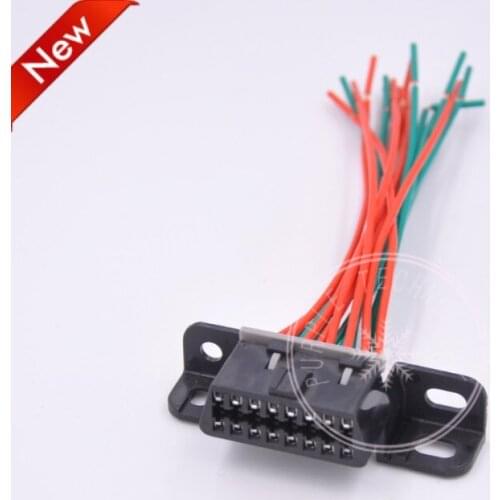 Free shipping OBD2 16 Pin Female Connector plug