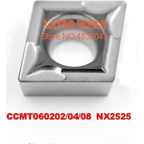 CCMT060202/CCMT060204/CCMT060208 NX2525,original CCMT 0602 02/04/08 insert carbide for turning tool holder