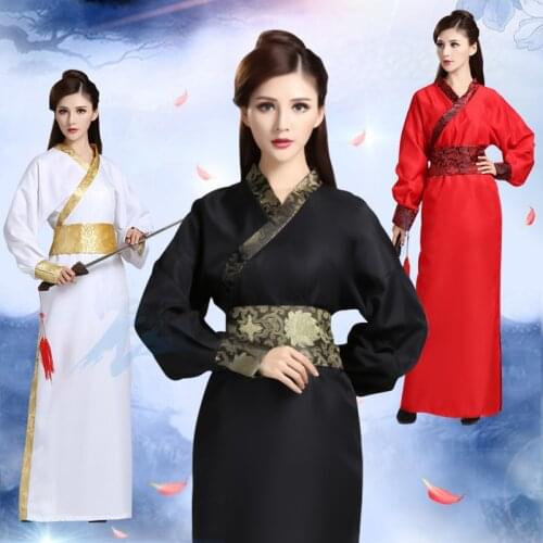 Han Dynasty Element Girl Dance Perfromance Improved Adult Chinese Clothing Hanfu Daily Life Costume Graduation Dresses For Women
