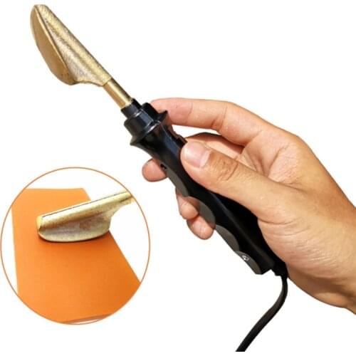 50w 220v mini electric iron for leather clothes shoes smooth Wrinkle removal leather surface craft repair tool