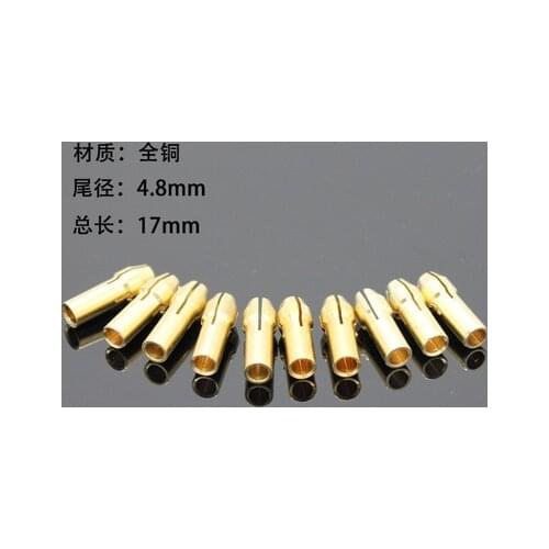 Fixmee 10 PCS./Lot. 0.5-3.2 mm Brass Electric grinding Chuck Fits Dremel Rotary Tools Electric Grinding Drill Collect Holder