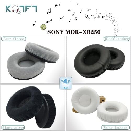 KQTFT flannel 1 Pair of Replacement Ear Pads for SONY MDR-XB250 Headset EarPads Earmuff Cover Cushion Cups