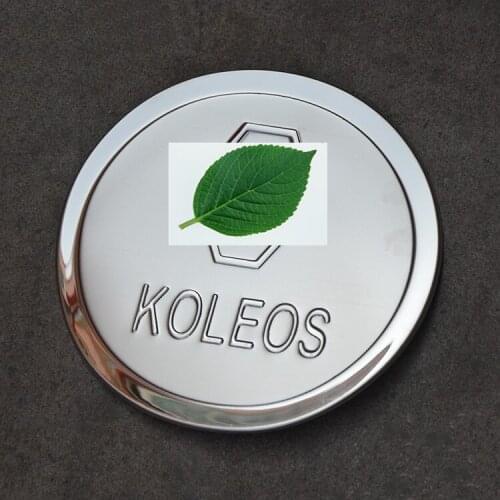 Stainless Steel Fuel Cap Tank Cover 1PC/SET Car Covers External Automobile Parts For 2009-2015 Renault koleos