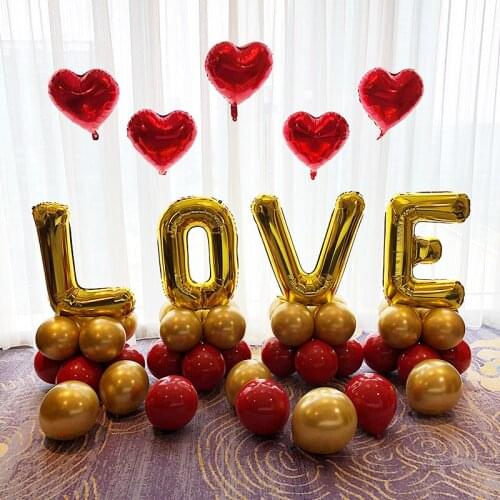 Love Letter Balloon Valentines Day Birthday Proposal Confession Wedding Decoration Party Supplies
