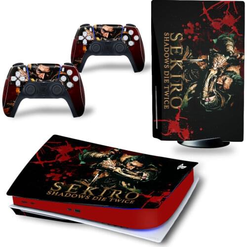 Sekiro PS5 Standard Disc Edition Skin Sticker Decal Cover for PlayStation 5 Console & Controller PS5 Skin Sticker Vinyl