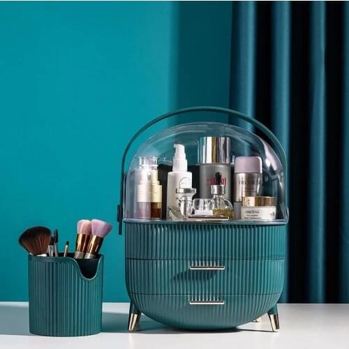 Storage-Box Drawer Makeup Organizer Box Big Capacity Cosmetic Storage Boxs Cosmetic Desktop Bathroom Dustproof Beauty Fashion