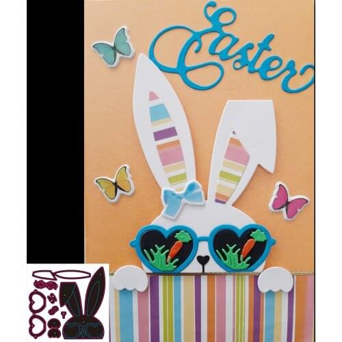 New Easter Bunny metal cutting die scrapbook for photo album paper diy gift card decoration embossed dice