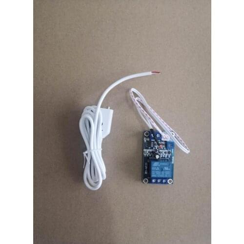 5V 12V Water Leakage Sensor Relay Module Water Leaking Flood Overflow Detector with Cable for Smart Home Security