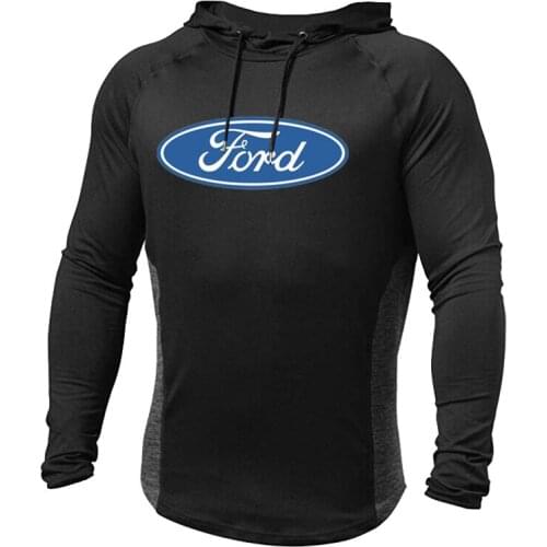 Mens Hoodie Ford Car Logo printing Spring Autumn new high quality cotton Color contrast Solid color Mens sweatshirt clothing