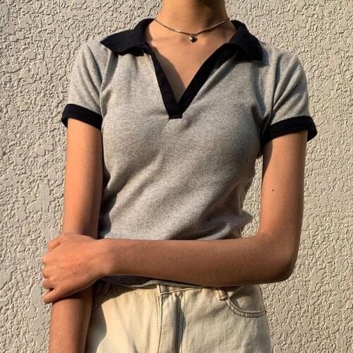 Женские трикотажные футболки Yigelan China At AliExpress