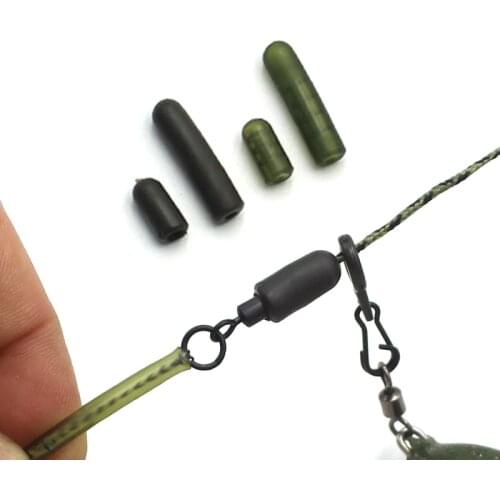 20PCSCarp Fishing Accessories Buffer Beads Rubber Shock Rig Beads 12mm 25mm Carp Fishing Tackle