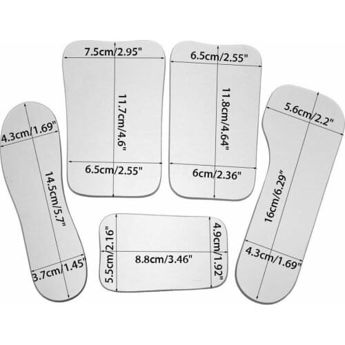 5Pcs Dental Orthodontic Photo Mirror Intra Oral Mouth Mirror Glass Reflector