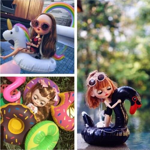 Accessories for ICY DBS Blyth doll Cute Swimming Float 10 style for choosing suit for 1/6 BJD