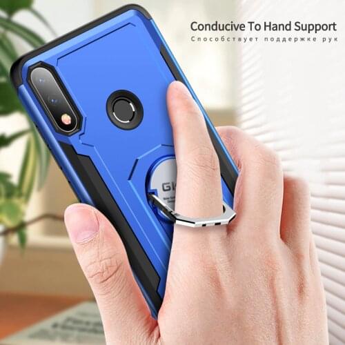 GKK Case for ASUS Zenfone Max Pro M2 Case Finger Ring Armor Protection Shockproof Cover for Zenfone Max Pro M2 ZB631KL Fundas