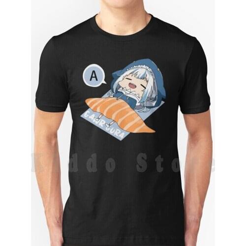 Gawr Gura #Hololiveenglish #Holomyth T Shirt Men Cotton Cotton S - 6Xl Gawr Gura Gawrt Hololive Holomyth Holoen English En