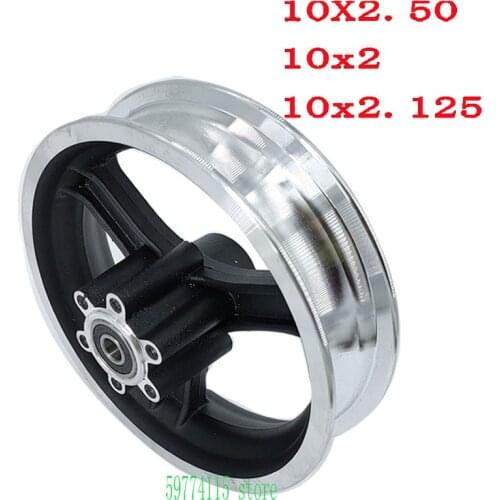 10 Inch Electric Scooter Wheel Hub 10 Inch Aluminum Alloy Wheel Rims 10x2 10x2.125 10x2.50 10x2.25 10x70-6.5 Tires Rims