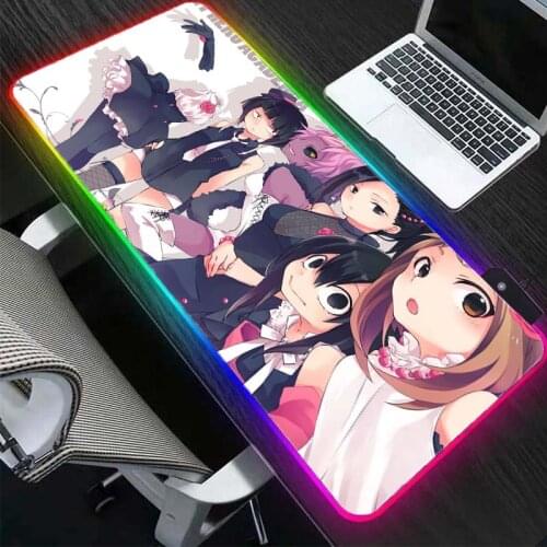 Anime Mouse Pad Office Notebook Desk Pad Large Gamer Rubber Gaming Accessories Mousepad One Piece Wholesale Xxl Carpet