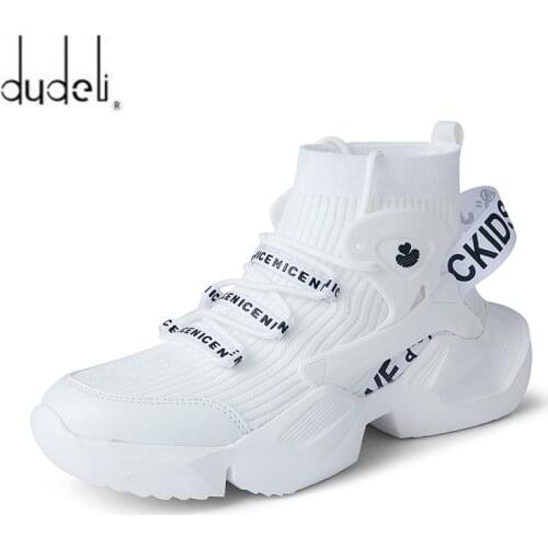 New Trendy Mesh Men Sneakers Hip-hop Thick Sole Sport shoes Men Running shoes Road Walking Shoes Platform Retro Style Zapatillas