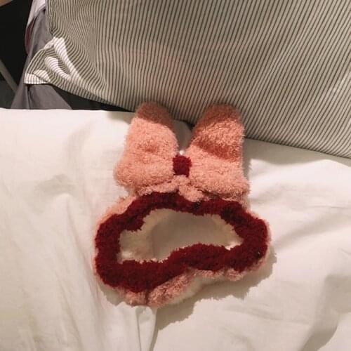 Soft Cute Japanese Style Bow Hair Band Headband Wash Face Mask Hair Accessories