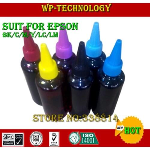 [6color Dyebased]Compatible replacement ink specialized suit for Epson 6 color printer ,High quality,BK C M Y LC LM