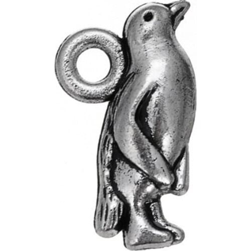 One side penguin cute charm charms for bracelets or for jewelry making